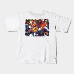 Abstract Pixel Pattern Kids T-Shirt